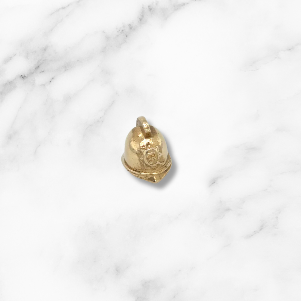 9ct Gold Police Helmet Charm