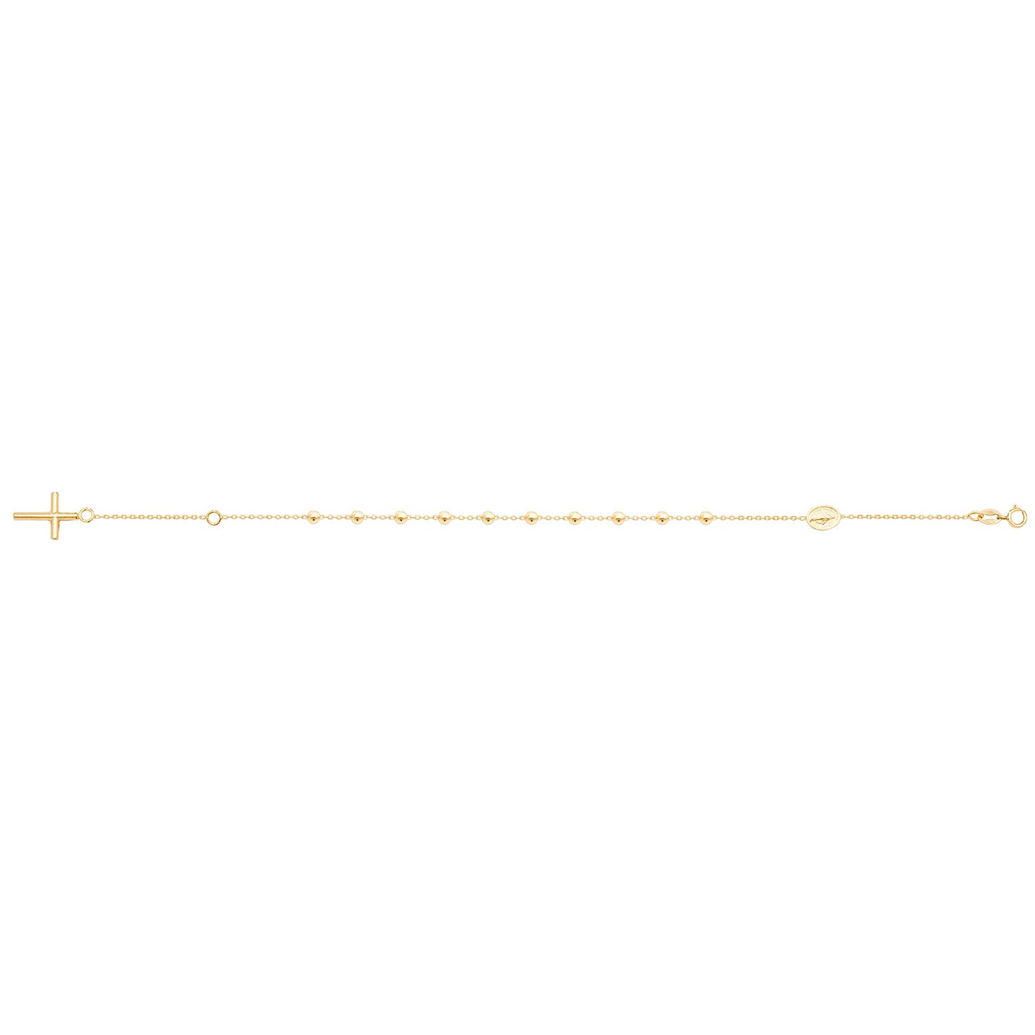 9Ct Gold Rosary Bracelet - BR614
