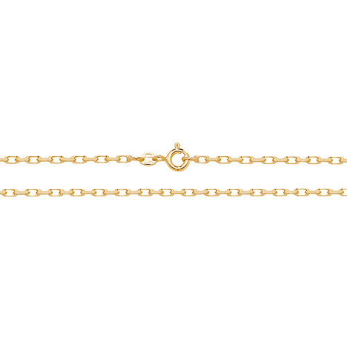 9CT Gold Diamond Cut Belcher Chain CH139