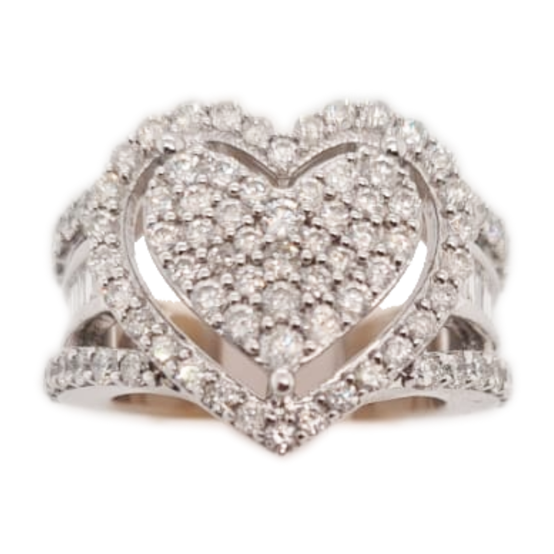Diamond Heart Ring