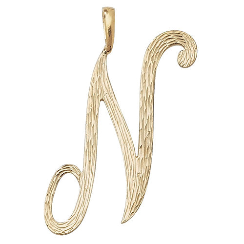 9ct Gold Initial Pendant - PN529